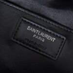 Saint Laurent Lou Camera Bag Matte Black Metal 23Cm - Image 8