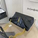 Saint Laurent Puffer Small Black 28cm 5774761el071000 - Image 9