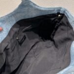 Saint Laurent Icare Maxi Shopping Bag Blue 40cm - Image 9