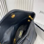 Saint Laurent Puffer Small Black 28cm 5774761el071000 - Image 10