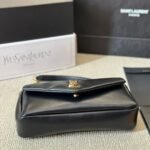 Saint Laurent Calypso Small In Black 27cm 734153AACQO1000 - Image 4