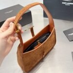 Saint Laurent Le 5 À 7 Suede Brown 25Cm - Image 6