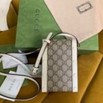Gucci Horsebit 1955 Mini Bag Beige Ebony White 17Cm 625615 92Tcg 9761 - Image 4