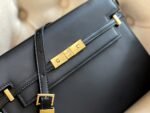 Saint Laurent Medium Manhattan In Box Black Gold 29Cm 5792710Sx0W1000 - Image 9