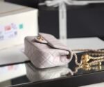 Chanel Quilted Mini Flap Bag Light Purple 18Cm - Image 4