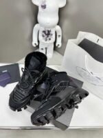 Prada Cloudbust Thunder High Top Sneakers Black - Image 8