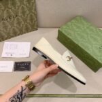 Gucci Women’S Leather Horsebits Loafers White 414998 Dlc00 9022 - Image 8