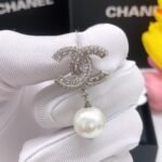Chanel Cc Silver Earrings - Image 6
