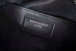 Saint Laurent Lou Camera Bag In Quilted Black Silver Leather 23Cm 612544Dv7041000 - Image 2