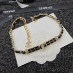Chanel Chain Cc Champagne Choker Necklace Ab6890 B06537 Nf006 - Image 2