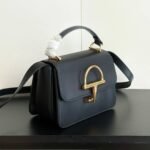 Gucci Siena Small Top Handle Bag Black Leather 19Cm 855536 AAFKB 1000 - Image 4