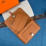 Hermes Dogon Duo Long Wallet Brown 20Cm - Image 5