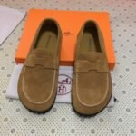 Hermes Lazy Loafer Brown - Image 2