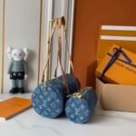 Louis Vuitton Papillon Monogram Denim Blue 29Cm M46830 - Image 4