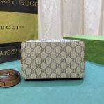 Gucci Gg Emblem Mini Bucket Bag Beige And Dark Brown 21Cm ‎815118 Fad6L 9758 - Image 5