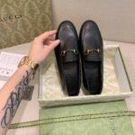 Gucci Women’S Leather Horsebits Loafers Black 414998 Dlc00 1000 - Image 5