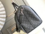 Summer Set: Louis Vuitton Keepall Bandoulière 50 Monogram Eclipse And Long Wallet Monogram Eclipse Trunk Zippy Black 19Cm - Image 6