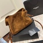 Saint Laurent Jamie Shoulder Pouch In Caramel Cognac 26Cm 8627121U8P72916 - Image 10