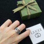Gucci Gg Interlocking Silver Ring Ybc645572001 - Image 5