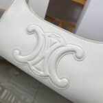 Celine Cuir Triomphe Bags In Smooth Calfskin White 198153 - Image 7