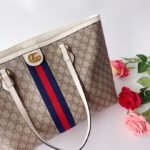 Gucci Ophidia Medium Gg Tote Bag Beige Ebony 38Cm 631685 96Iwb 9794 - Image 5