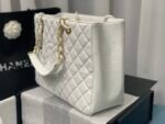 Chanel Bolsa Grand Tote Bag White 33cm - Image 5