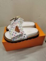 Louis Vuitton X Takashi Murakami Pool Pillow Flat Comfort Mule Blanc 1Agvqw - Image 6