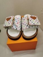 Louis Vuitton X Takashi Murakami Pool Pillow Flat Comfort Mule Blanc 1Agvqw - Image 3
