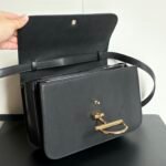 Gucci Siena Small Top Handle Bag Black Leather 19Cm 855536 AAFKB 1000 - Image 5