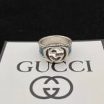 Gucci Gg Interlocking Silver Ring Ybc645572001 - Image 6
