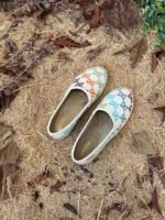 Gucci Women’S Gg Espadrille Sandal Linen Canvas Platform Rubber In Multicolor 78036 Uft70 8470 - Image 3