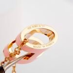 Hermes Mini Pop H Pendant Light Pink And Gold H147992Fof2 - Image 6
