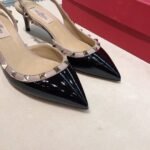 Valentino Garavani Sandals Slingback Black - Image 6