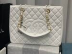 Chanel Bolsa Grand Tote Bag White 33cm - Image 8