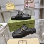 Gucci Women’S Mule With Horsebit Black 771096 Aacai 1000 - Image 5