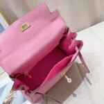 Hermès Kelly 28 Sellier Handbag In Rose 28cm - Image 7