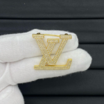 Louis Vuitton Crystal Brooch Gold - Image 2