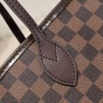 Louis Vuitton Neverfull MM Damier Ebene Cerise Red And Brown 32Cm N40599 - Image 8