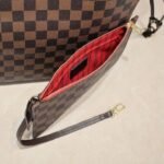 Louis Vuitton Neverfull MM Damier Ebene Cerise Red And Brown 32Cm N40599 - Image 6