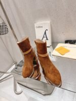 Louis Vuitton Parisienne Ankle Boot Suede Leather Brown - Image 6