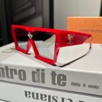 Louis Vuitton Cyclone Sunglasses Red - Image 2