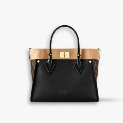 Louis Vuitton On My Side MM Bag Noir Obscur 30Cm M53823
