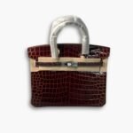 Hermes Birkin 30 Bordeaux Shiny Silver Hardware 30Cm