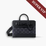Super Vip 1:1 - Louis Vuitton Steamer PM Canvas Black 25Cm M46953