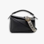 Loewe Small Puzzle Bag Satin Black 24cm A510S21XA9 1100