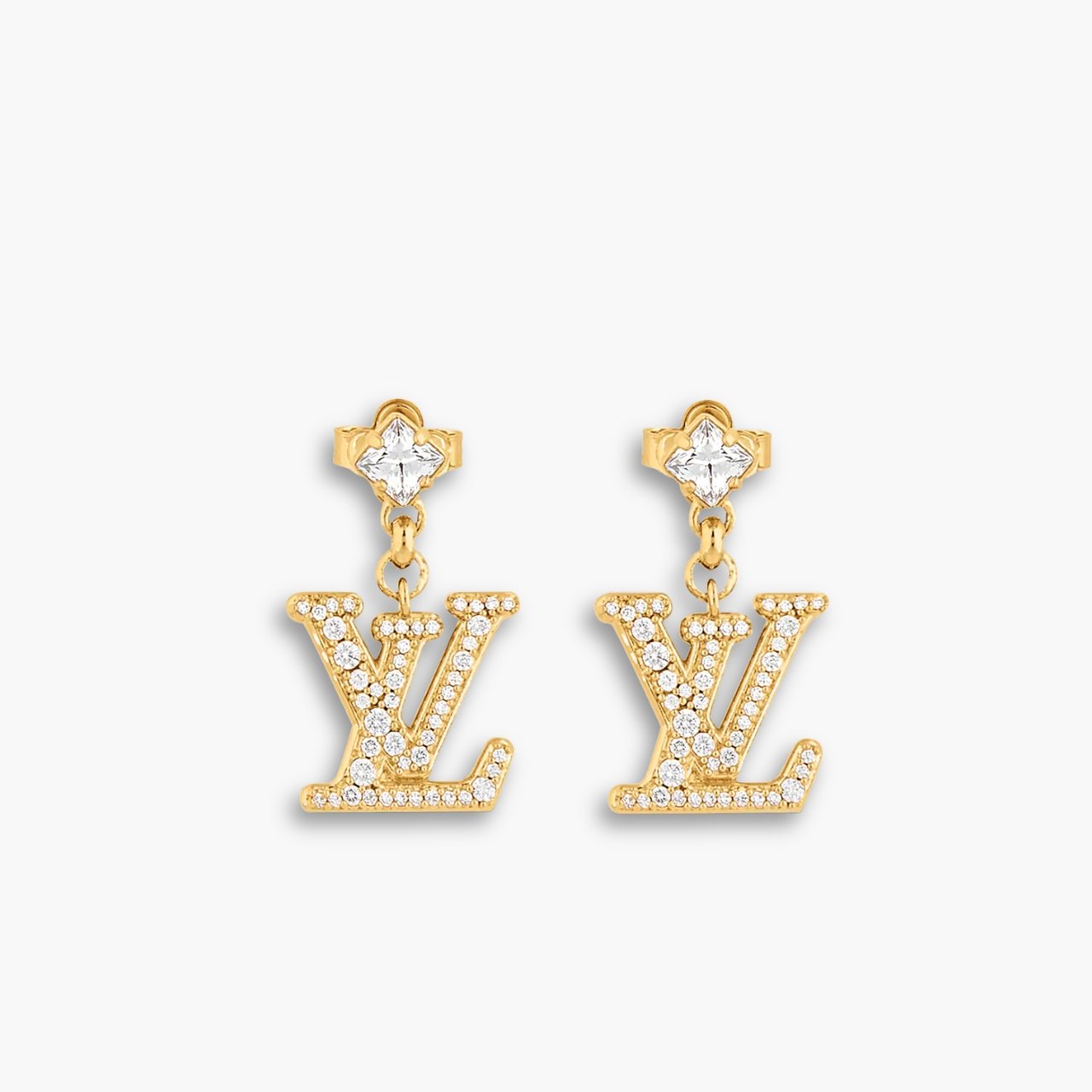 myelegous-1280-x-1280-px-16-5.jpg Louis Vuitton Lady LV Earrings Gold M01844 - Image 1
