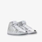 Nike Air Jordan 1 Mid SE White And Wolf Grey