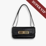 Super Vip 1:1 – Balenciaga Gossip Embossed Bag Black 23cm