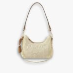 Prada Re-Edition Crochet Bag Beige 22Cm 1BC204 2M2T F0018 V JUO