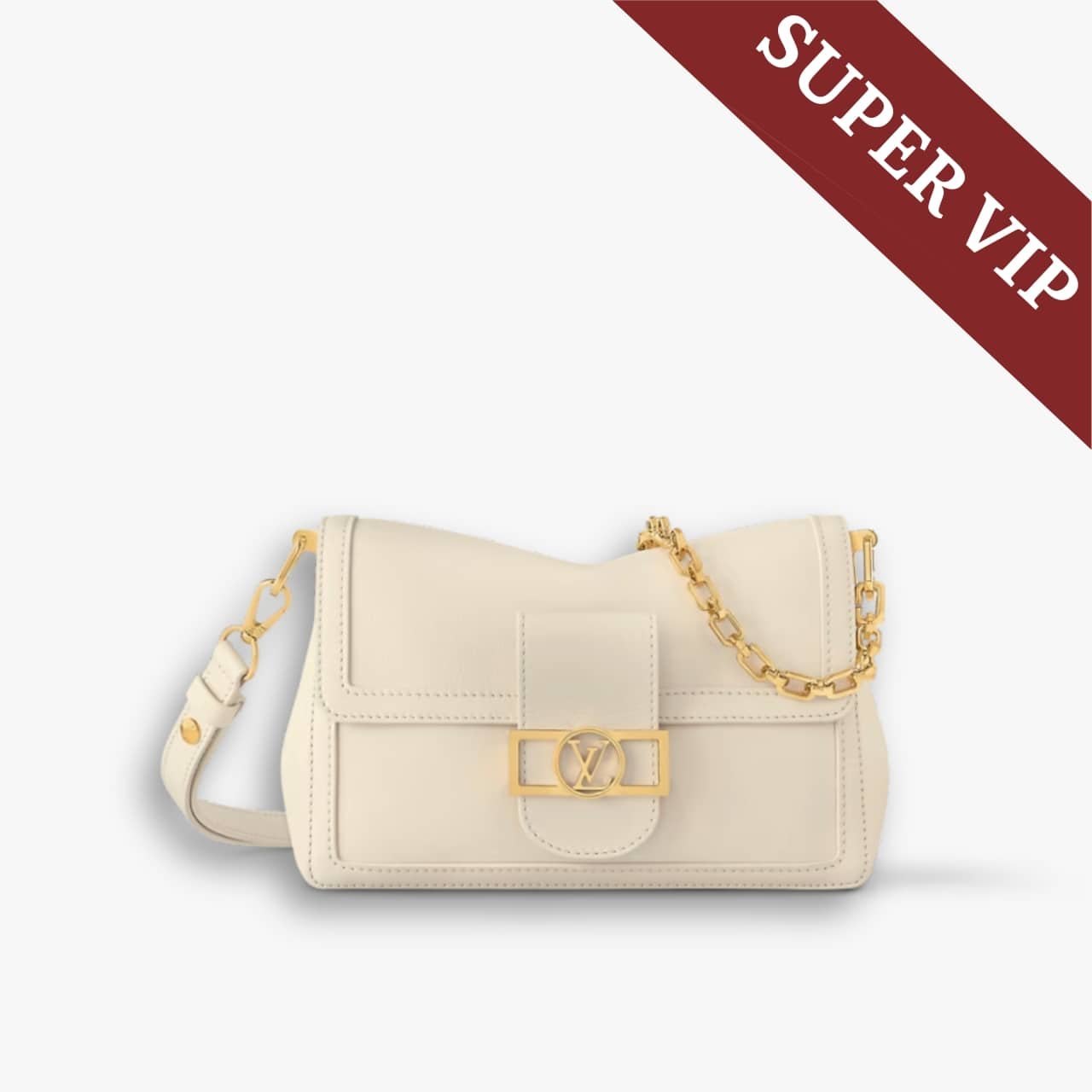 myelegous-1280-x-1280-px-25-1.jpg Super Vip 1:1 – Louis Vuitton Dauphine Soft MM Bag White 24Cm M25050 - Image 1